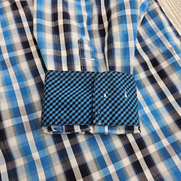 Panhandle Slim Shirt Adult XL Western Button Up Tuf Cooper Performance Mens - Picture 6 of 12